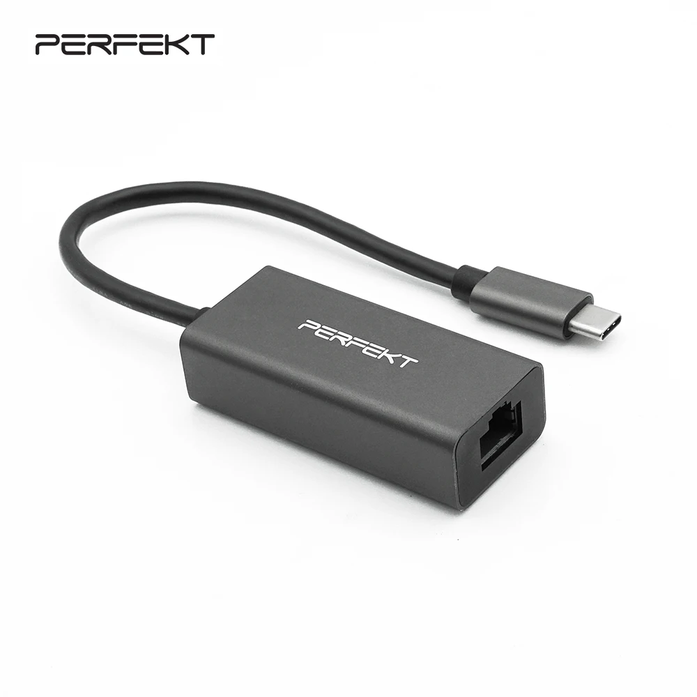 USB-C to Gigabit Ethernet RJ45 10/100/1000Mbps Converter Adapter