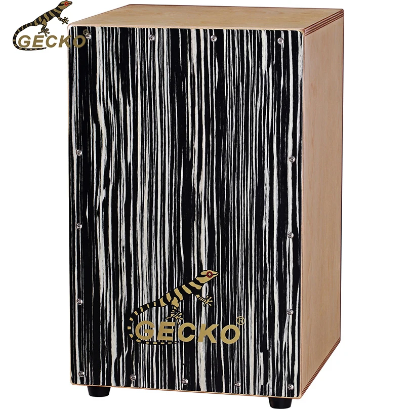 Chinese Gecko  high-end wooden box cajon drum for sale musical instrument percussion