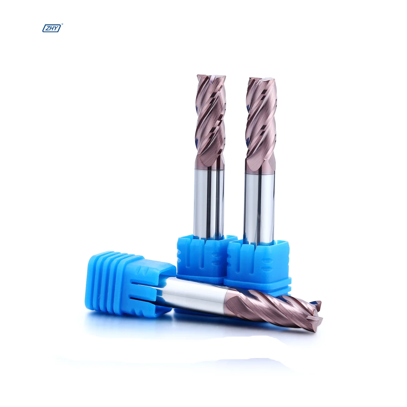 ZHY HEX high speed high hardness hrc65 end mill 6mm square carbide end milling cutters