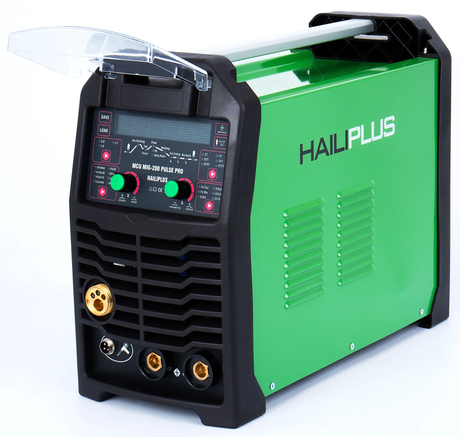 MIG-200 PRO Aluminum MIG welder Gas MIG gasless flux core welding machine MIG/Lift TIG/Stick 8 in 1 welder ,spool gun compatible