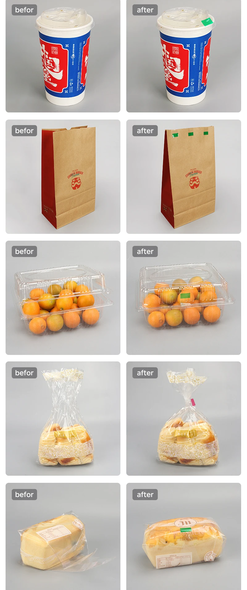 Custom Mini Cheap Cup Seals Sticker Adhesive Safe Food Grade Colored Drink Lid Leak-proof Food Labels Food Seals Sticker