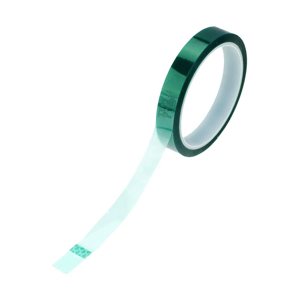 Wholesale masking tape green,heat resistant heat transfer tape sublimation,high temperature masking tape for lithium battery