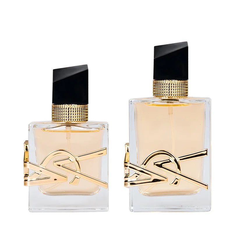 50ml square transparent high-end letter portable spray type subpackage perfume bottle