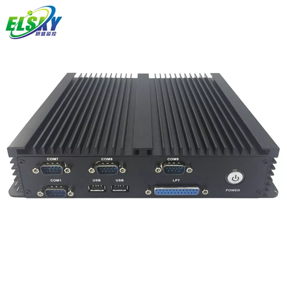 Лучшая цена Haswell-U i3 процессор мини-ПК 4 порта Lan (локальной сети) I5-4200U I5 4210U I5 4278U промышленный Мини ПК с параллельным портом