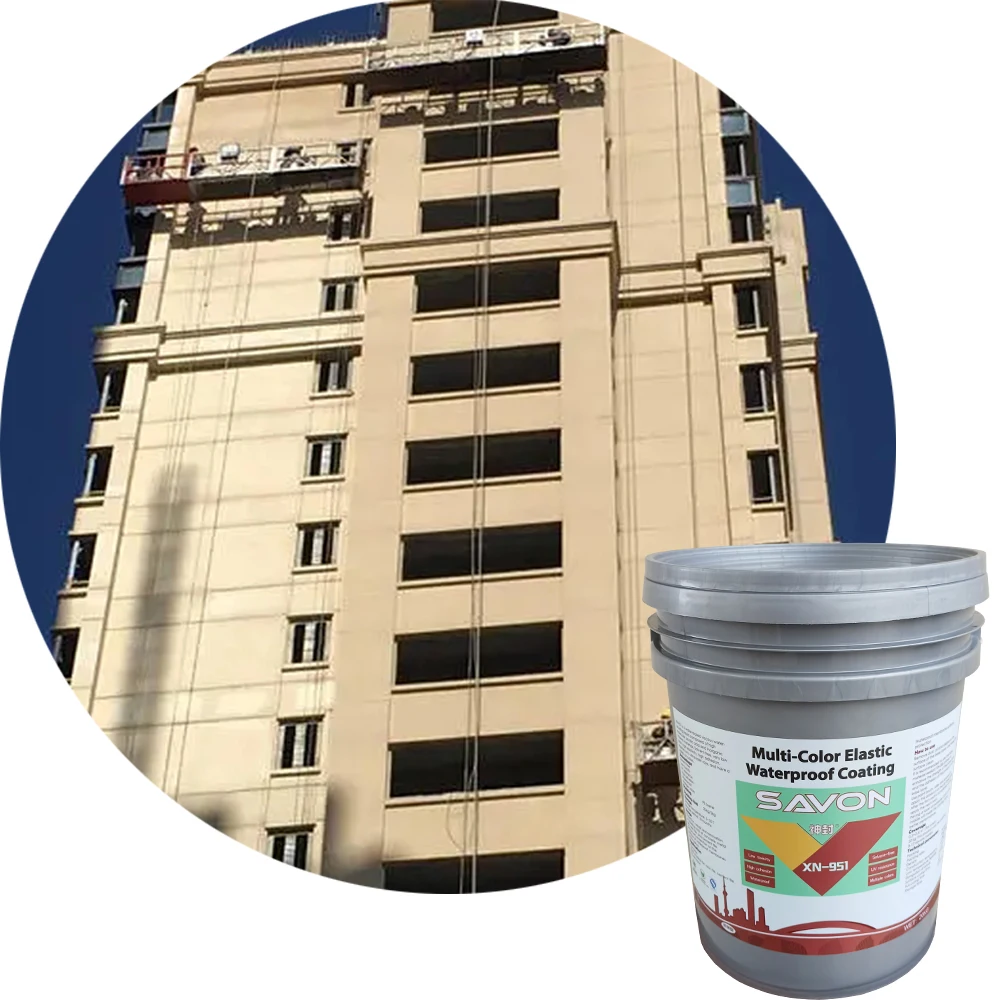 High Performance Water Based Elastic Acrylic Waterproof Coating