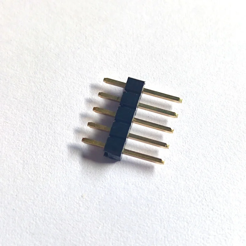 Штырьковый разъем 2,54 мм, шаг одного ряда, от 1 до 40 штырьков, DIP-разъем pcb