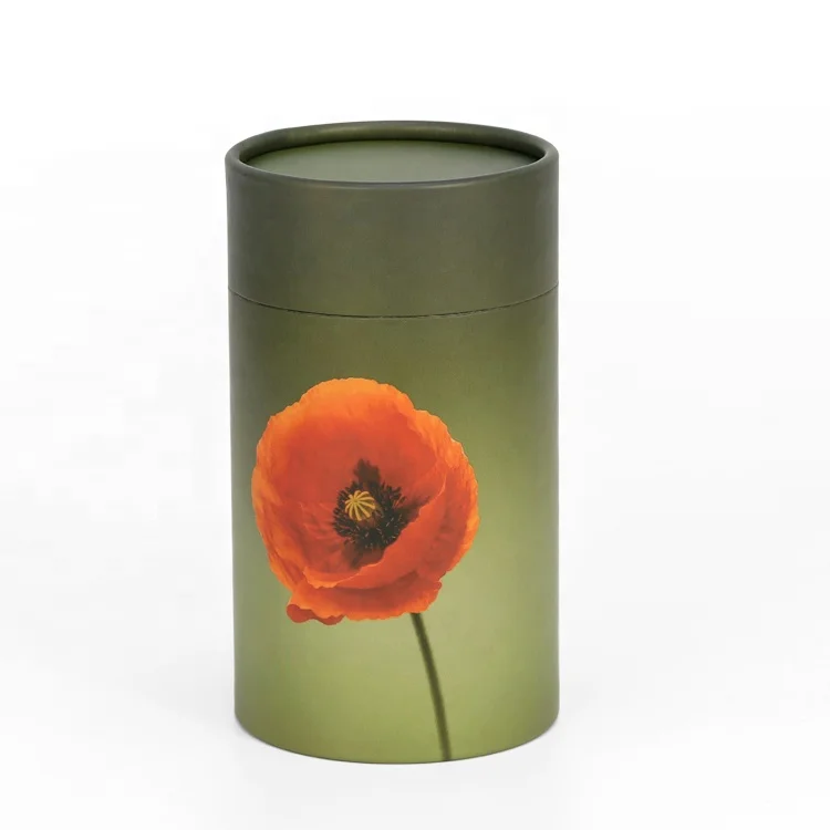Keepsakes cardboard cylinder packaging tube scatter animal casket coffin cremation pet urns for ashes cats