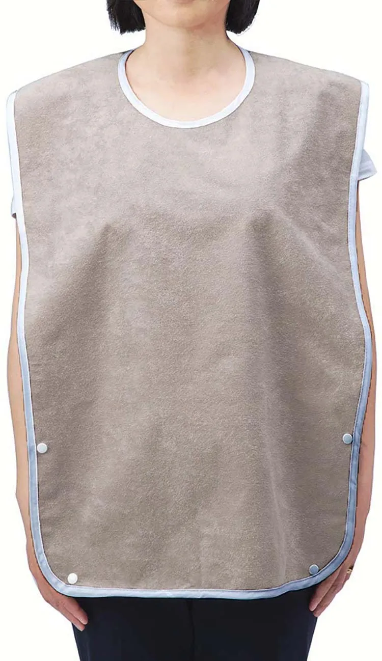 Customized Logo Print Aprons Kitchen Water Proof Disposable Adult Bibs For Elderly