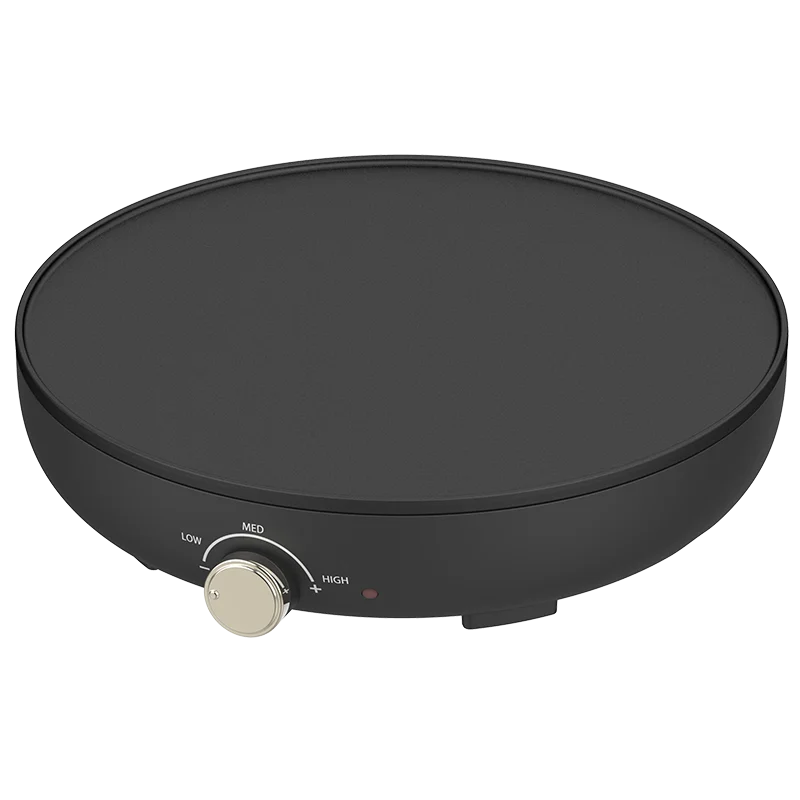 Electrical crepe pan style hot plate