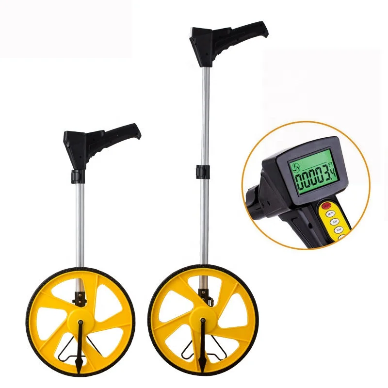 Mechanical ranging wheel Outdoor digital display hand-pushed roller measuring wheel engineering measuring ruler