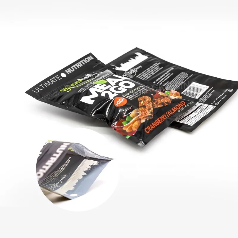 Vacuum Snack Peanut Dried Fruit Package Pouch Dry Food Packaging Bag Wholesale Custom Logo Plastic Candy Packaging PE Zipper Bag