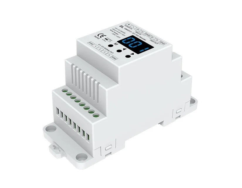 DL 12V 24V DMX 512 Controller 4 Channel DMX LED Controller Dimming 0-10V Controller