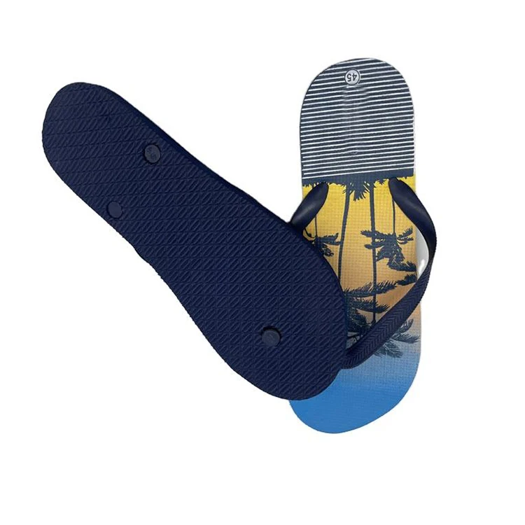 Fast delivery Fashion Style Waterproof sturdy durable Foam Rubber Beach Flip Flops