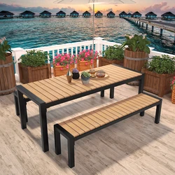 Patio PS Wood Garden Sets Outdoor Street Furniture Manufacturer Picnic Table And Bench Dining Room Table And Chair