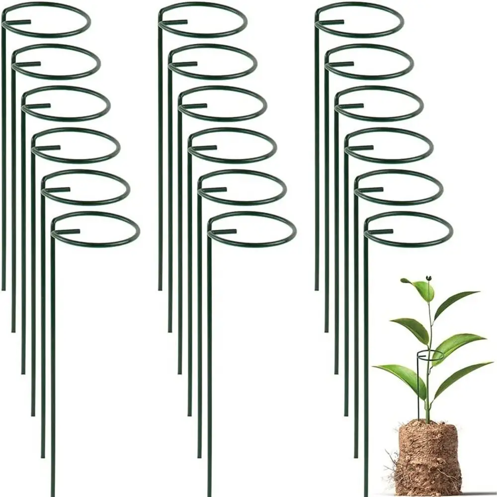 16 Inches/40 Cm Garden Flower Support Plant Support Stakes, Single Plant Stem Flower Support For Flowers