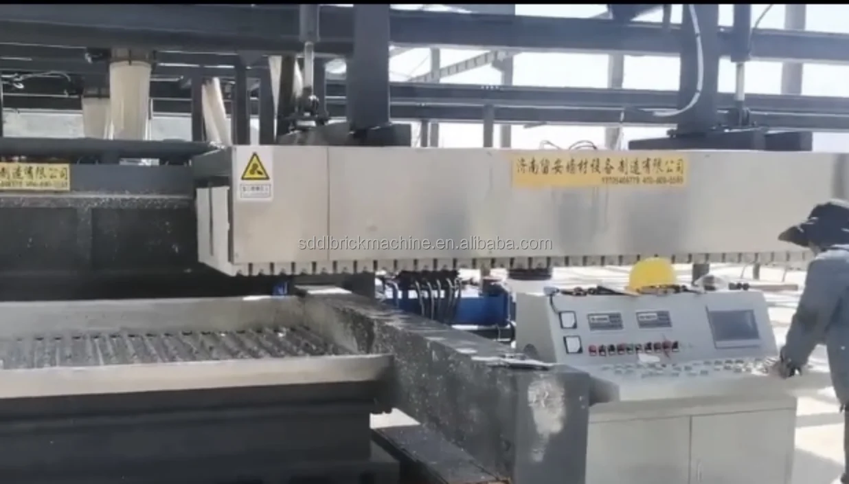 Hydraulic press gypsum block making machine