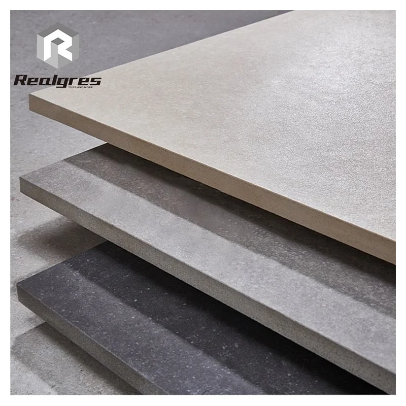 Non-Slip Rough 20Mm Thick Full Body 600X600 Exterior Wall Porcelain Garden Paving Tiles For Outdoor
