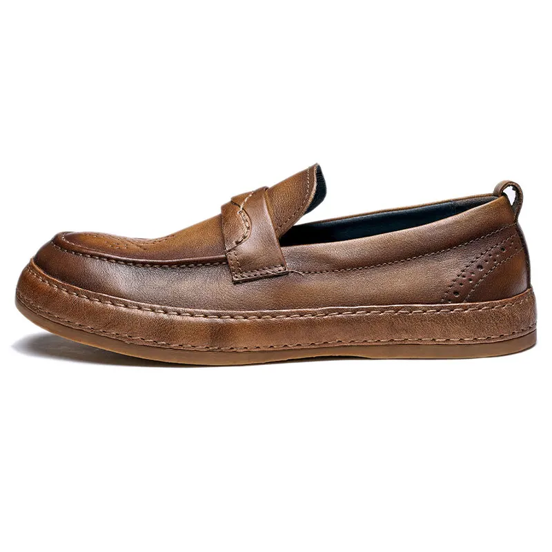 Wholesale Genuine comfortable classic casual leather man shoes for men new styles dress shoes