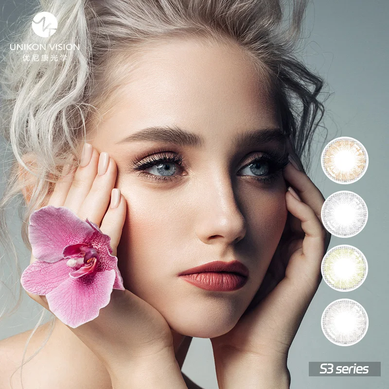 Hot Sale Colour Soft Contact Lenses,  Wholesale High Quality Colour Clear Hydrogel Contact Lenses