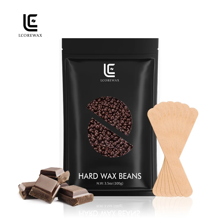 
Lcorewax Private Label Hair Removal Wax beans body wax chocolate 