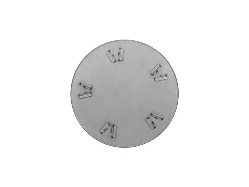 NEAT ride-on power trowel float pan in diameter 97cm with 8 clips