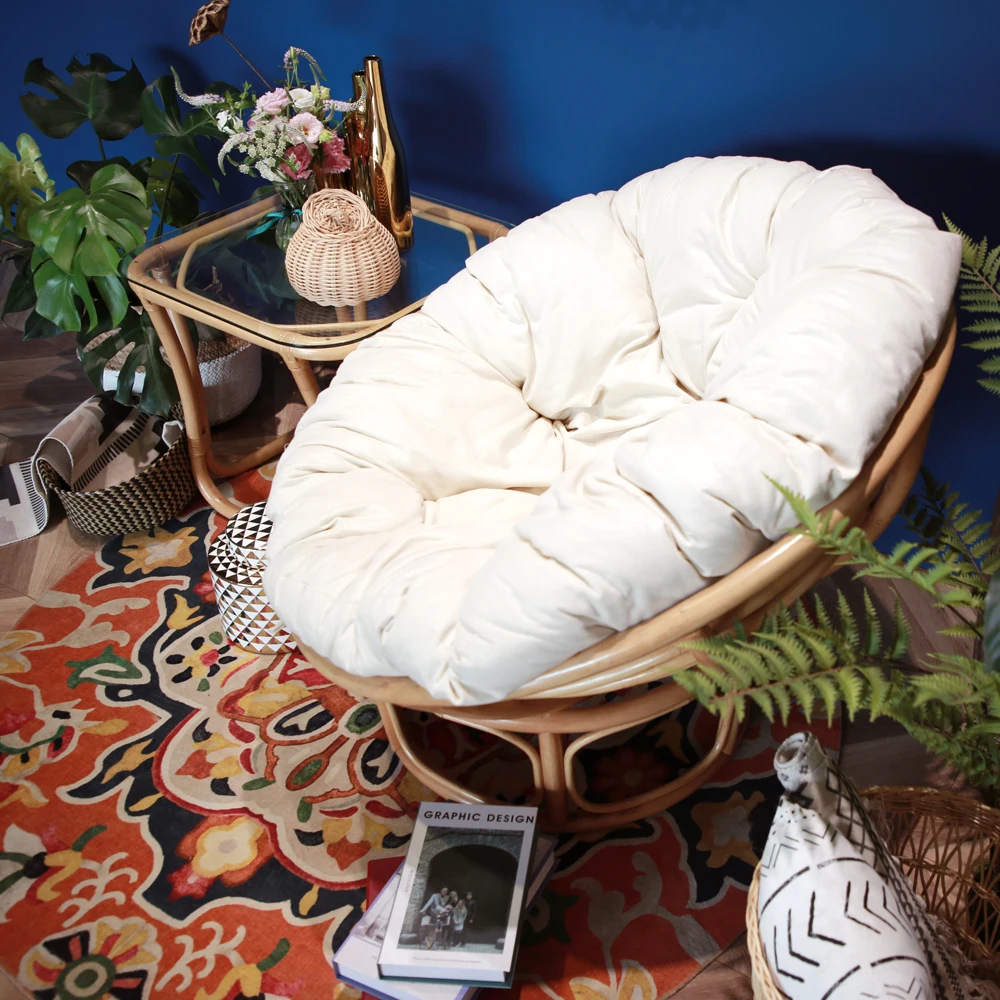 
Outdoor Garden Furniture Set Recliners Cafe Egg Lounge Beach Reclining Bar Hotel Rattan Chairs 