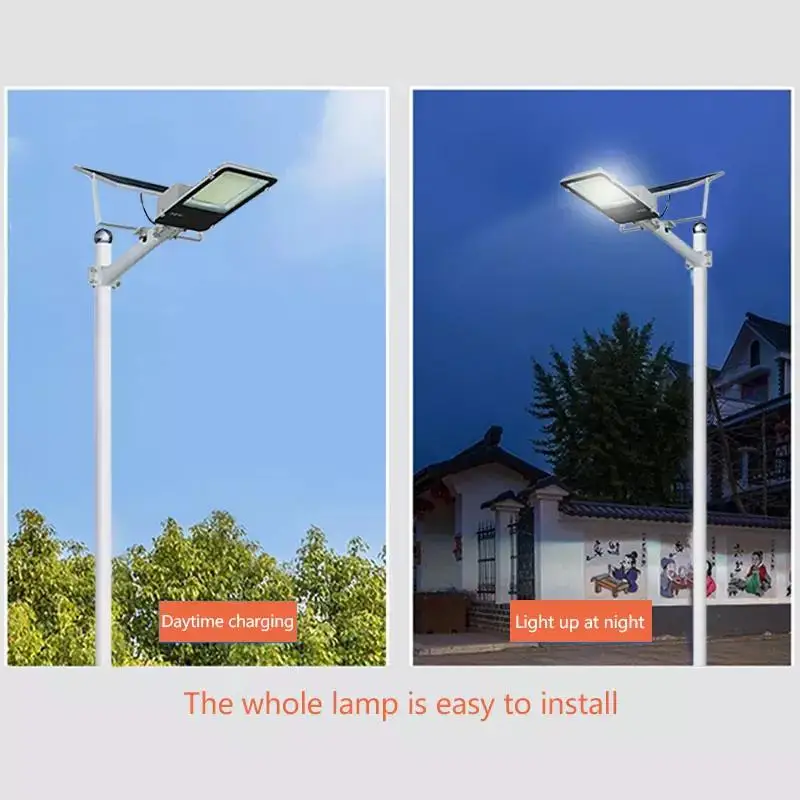 2022 New Led Solar Street Light 50w 100w 200w 300w 400w High Brightness Road Park Garden With Sensor Ip65 Split Outdoor Lamp