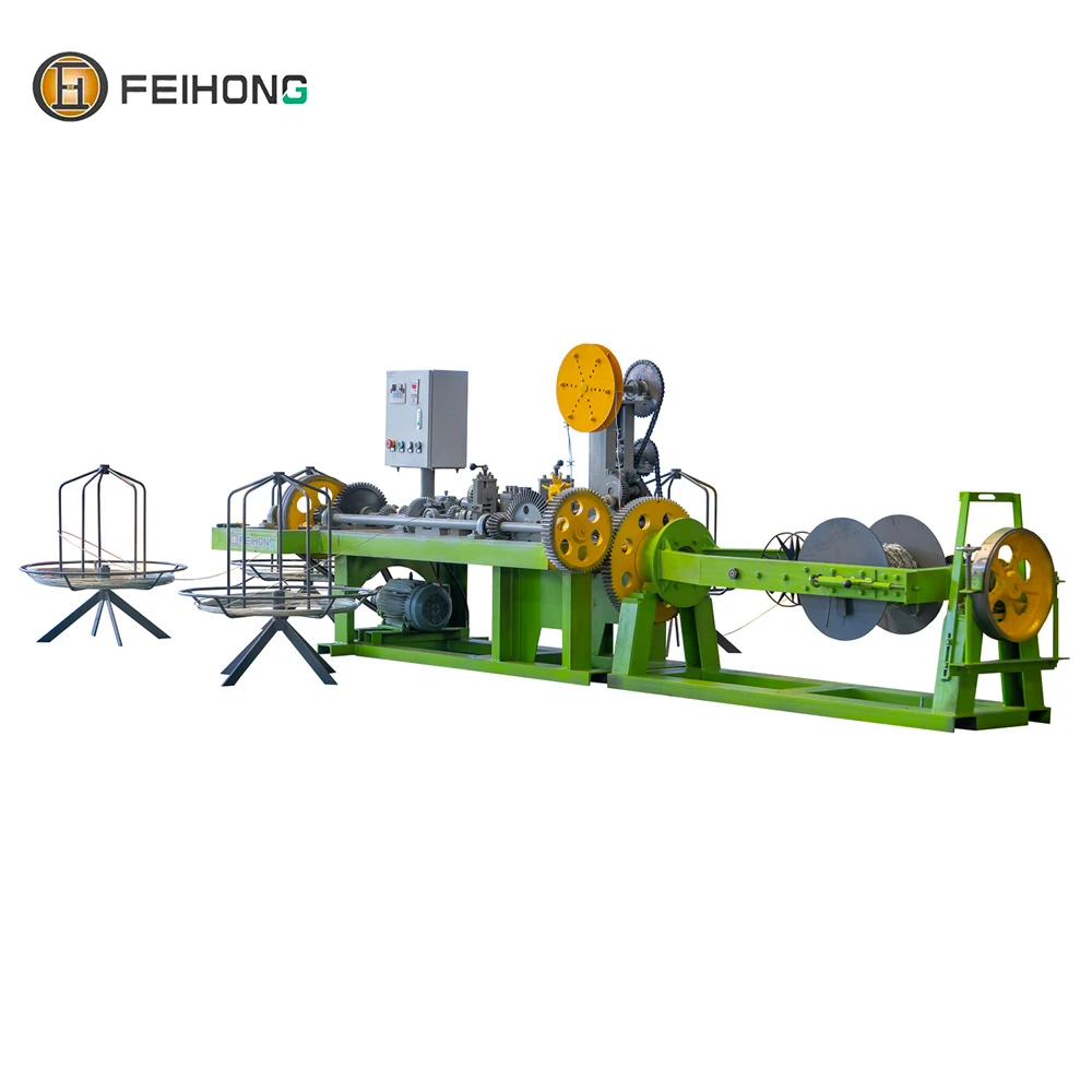 Best price steel wire barbed wire mesh making machine for building