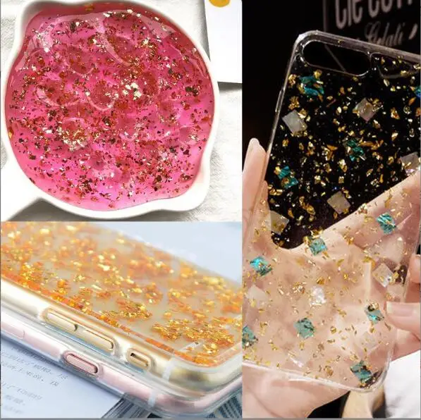 hot selling irregular gold Foil Flakes for Resin and makeup