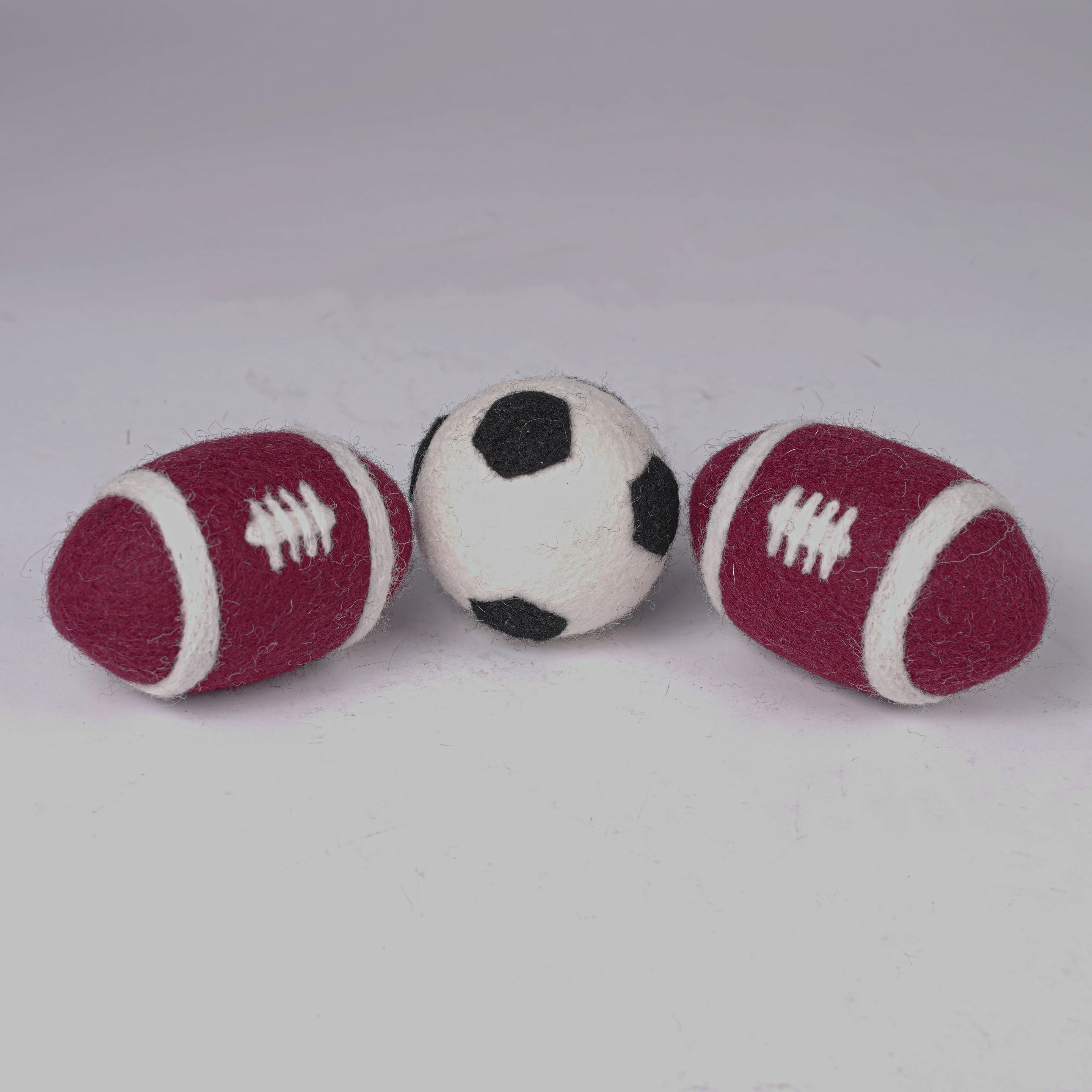 Felt Sports Balls Football, Basketball, Volleyball, Rugby Ball, Baseball, Tennis Ball Handmade eco friendly Montessori toys