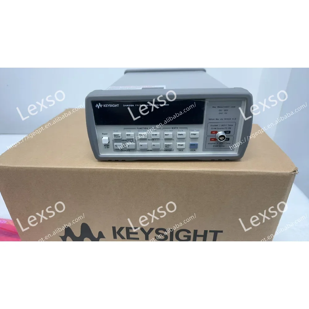 New Keysight 34420A 7 1/2 Digit Nano Volt / Micro Ohm Meter