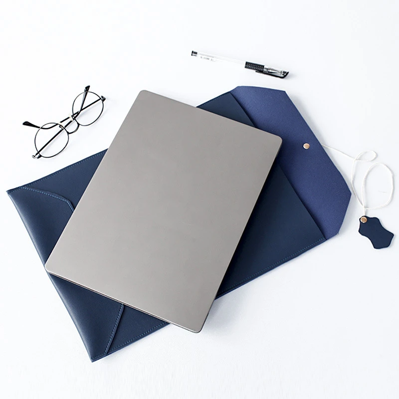 
Fashion Office Supplies Business Document Bag PU Leather Envelope Folder 