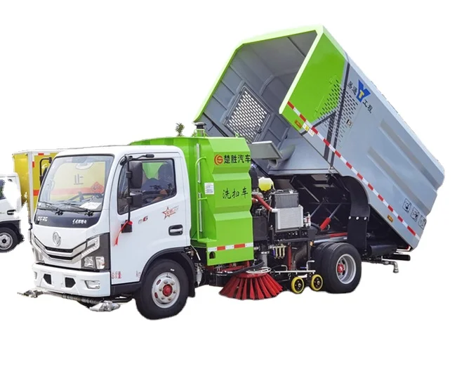 2500 Liters water and 3000 Liters Dust High Quality Road Sweeper Sweeper Truck Airport Sweeper Truck Highway Sweeping Truck