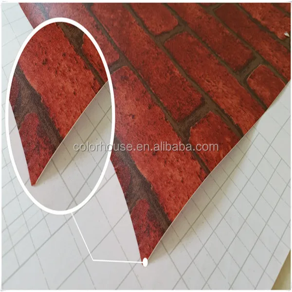 Wallpaper for Home Decorative PVC Self Adhesive Brick Design Wall Paper Use House Interior 1002