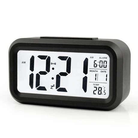 Digital Led Alarm Electronic Desk Table Clocks With Calendar LCD Table Clocks Temperaturel Alam Clock.