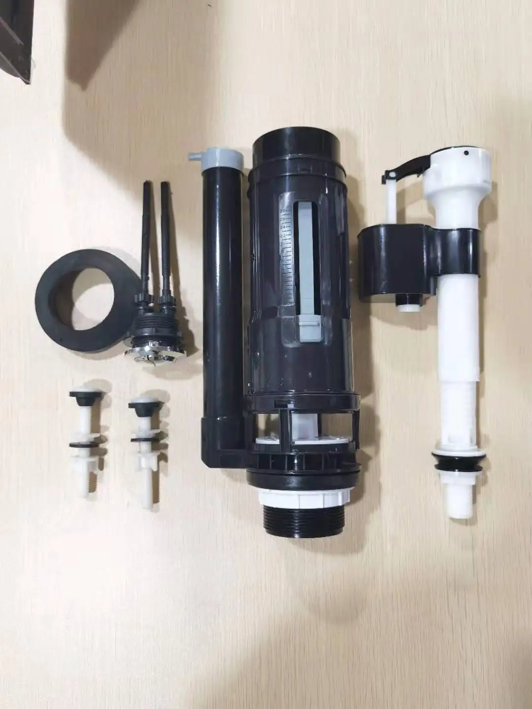 bathroom PP  Toilet Fittings Water-saving Dual Flush Valve WC Toilet