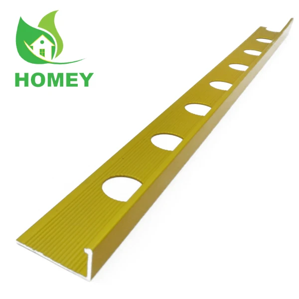 
2020 uk market metal for wall rose gold tile aluminum trim 