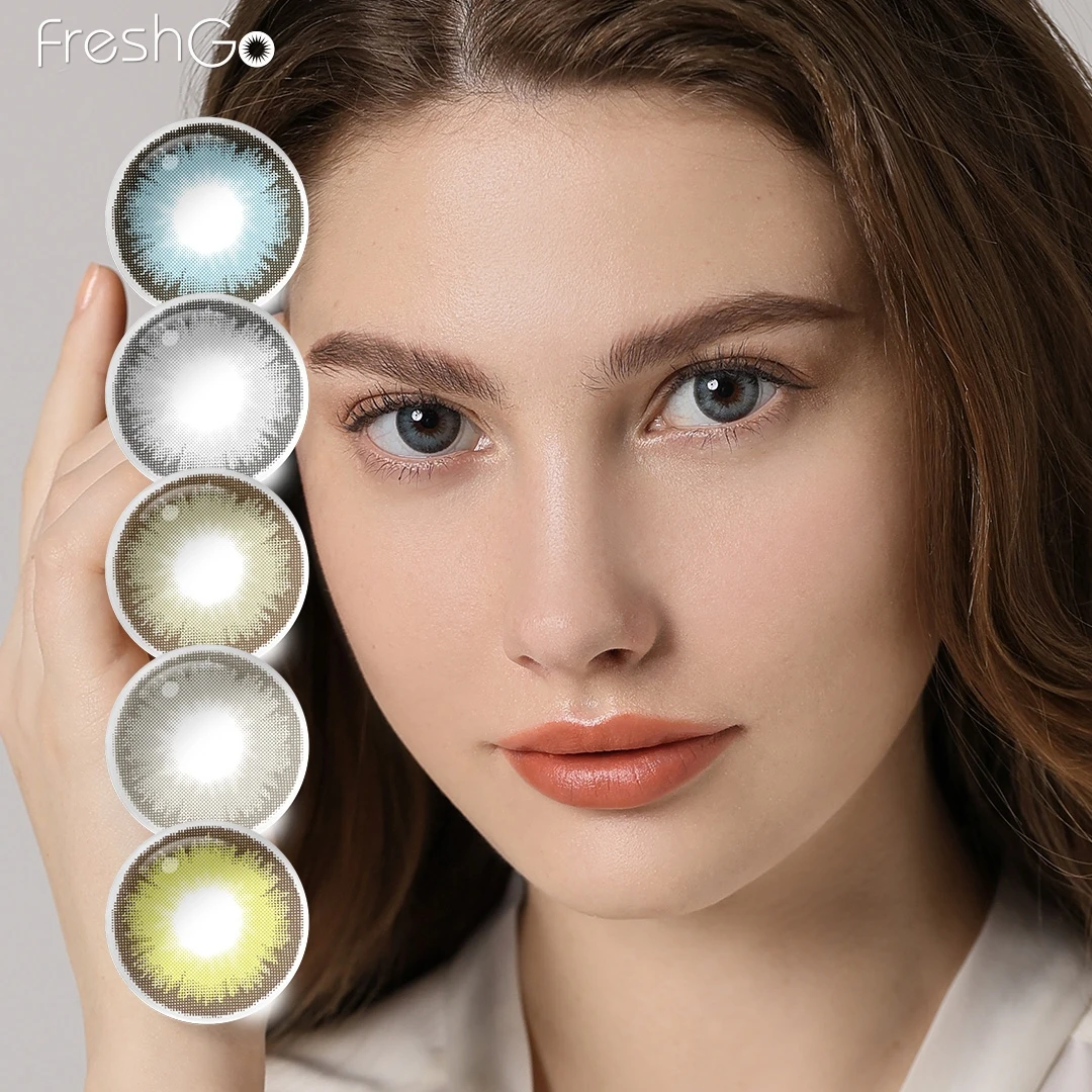 Freshgo 2023 New Diamond for big eyes contact lens 14.5 eye contacts color contact lenses
