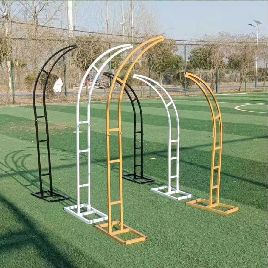 Metal Horn Wedding Arch 2 PCs Set Wedding Floral Arch for Wedding Stage Decoration