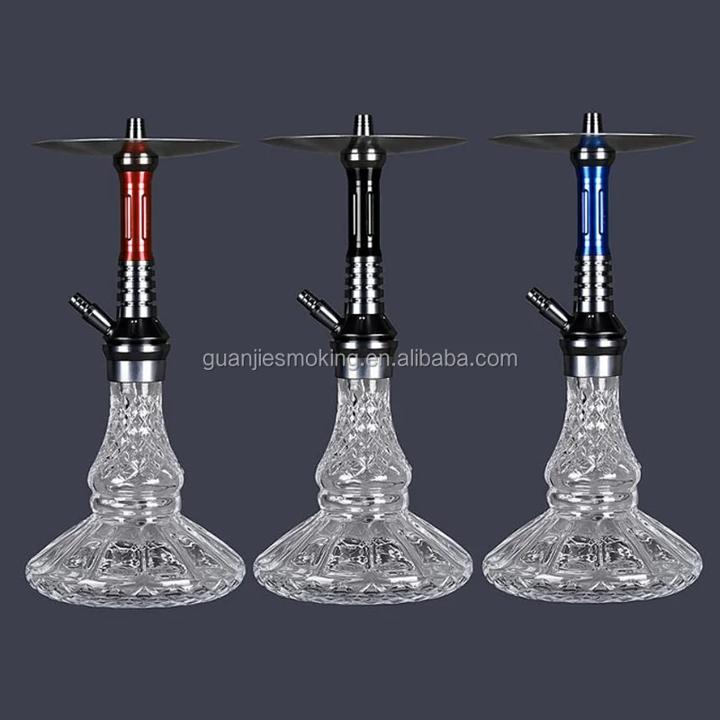 (different Design)variety Big Smoke Colours Painting High Quality Premium Aluminum Hookah Shisha Alloy Colored