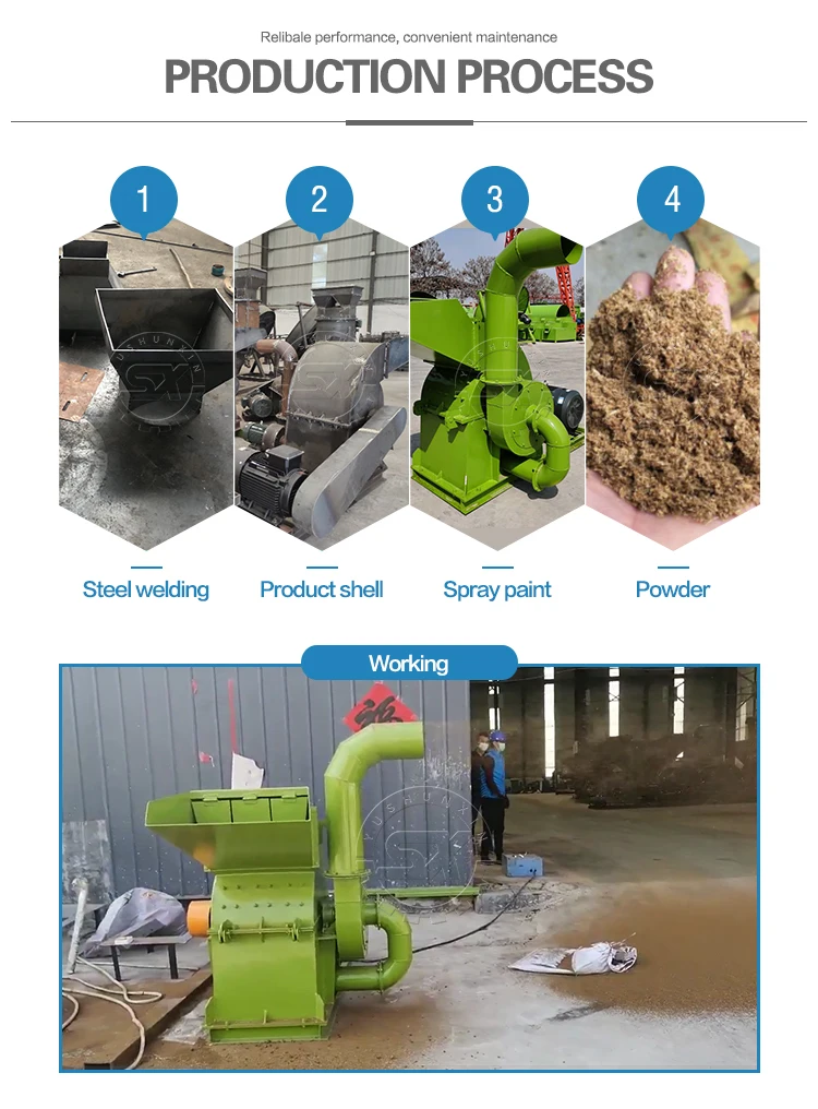 Plant Farm Straw Waste Crusher for Organic Plant