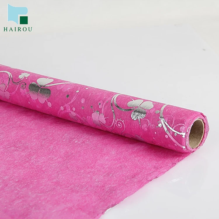 
Custom Gift Tissue Wrapping Paper Roll Paper Non Woven Decorative Paper Screen Printing Virgin Mixed Pulp 