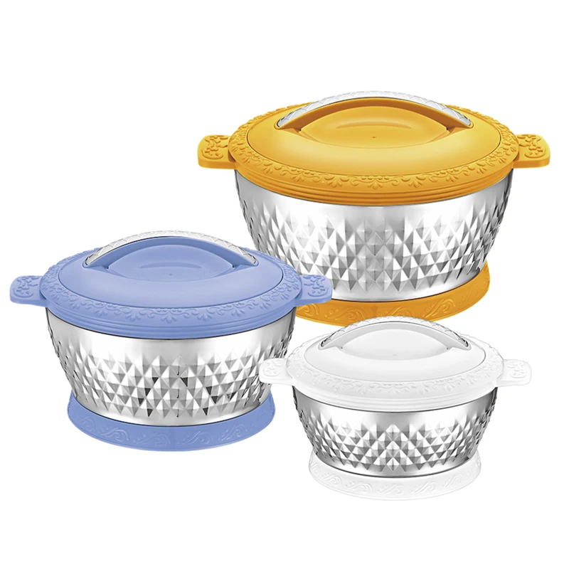 Набор кастрюль из нержавеющей стали, набор кастрюль с двойной стенкой, изолированный Ланч-бокс для бенто, подогреватель еды