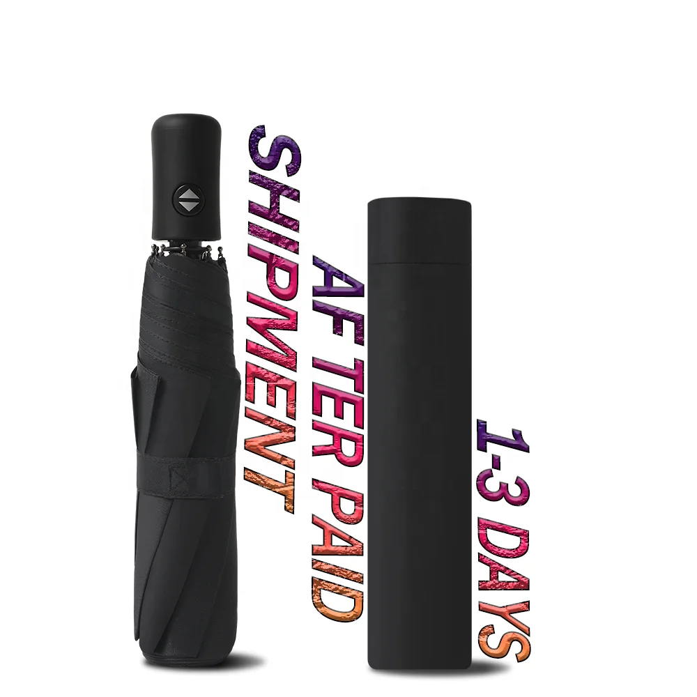 Top Sale Guaranteed Quality Rain And Shine Dual-purpose Black Glue Sun Parasol Sun Umbrella Wholesale