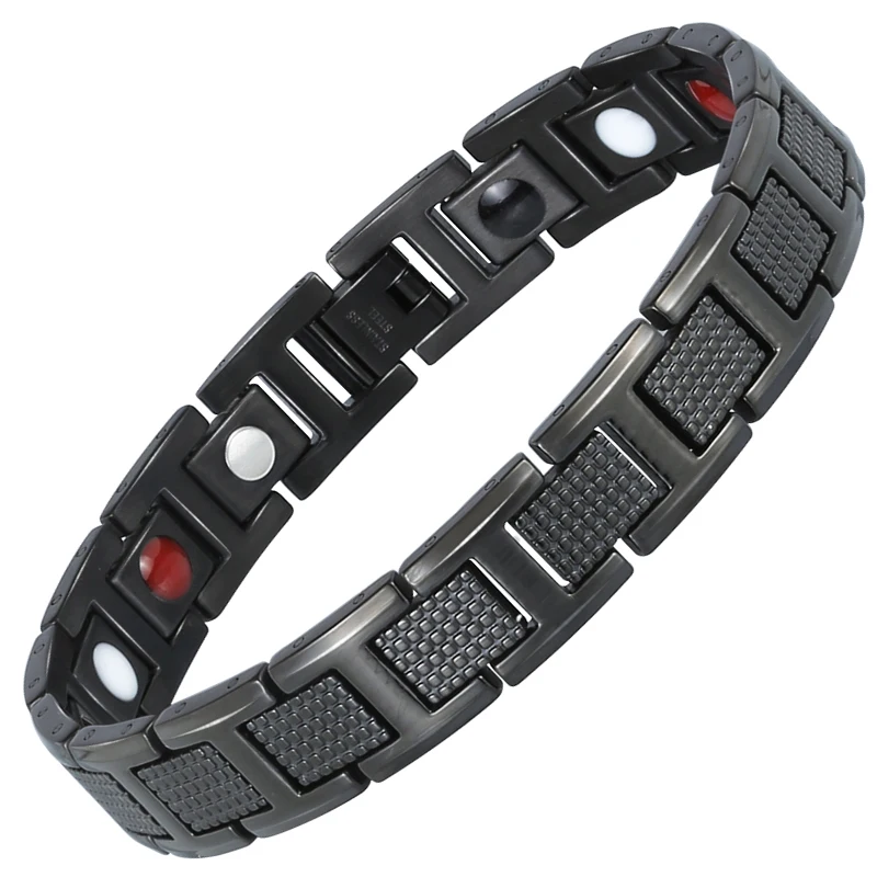 Модный стиль Power Energy Jewelry магнитный браслет из нержавеющей стали для здоровья