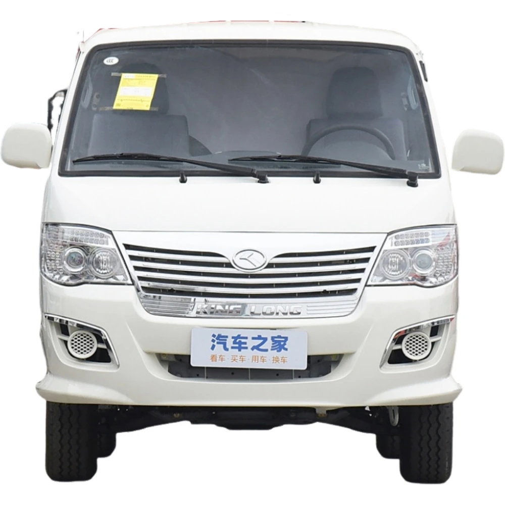 Kinglong Jinwei New Minivan Minibus Van Hydraulic Steering System Left Hand Drive R15 Tires Available CNG Petrol Gasoline