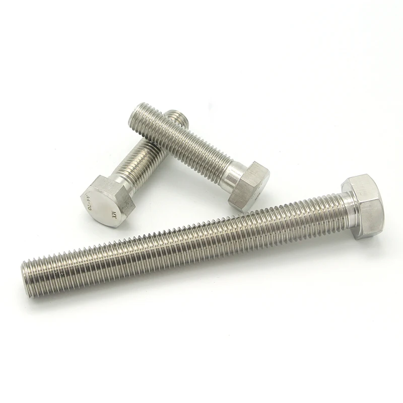 Supplier bolt customized GB5783 Stainless Steel Hex Bolt All Size Hexagon Head Bolt with nut