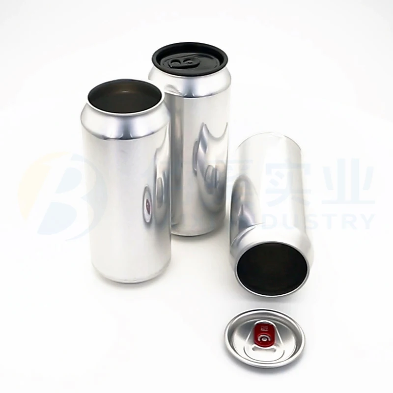Customized print beverage packaging aluminum beer soda cans 500ml 16.9oz