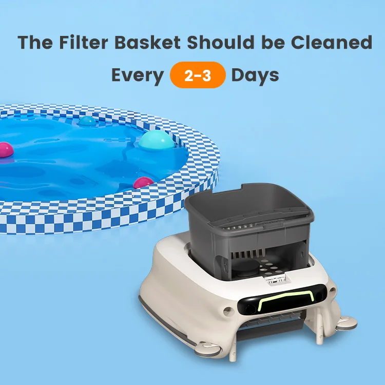 New Design Wireless Swimming Pool Surface Cleaning Skimmer Robot