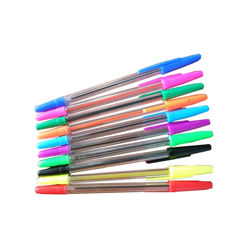 High Quality Factory Price Ballpoint Pens Blue Green Black Red Stationery Custom Pens Ballpoint